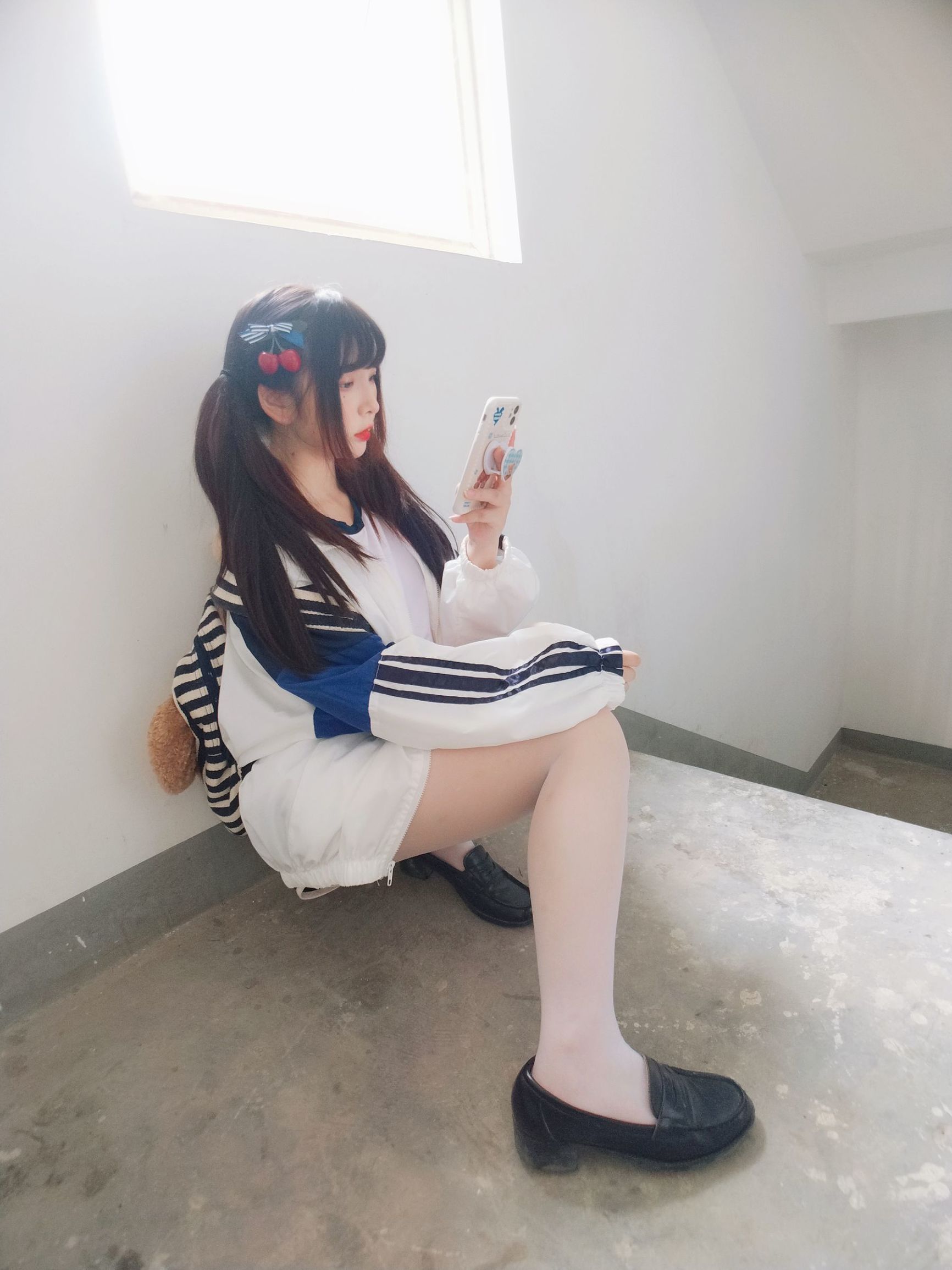 [COS福利]二次元美女古川kagura白丝体操运动服插图7